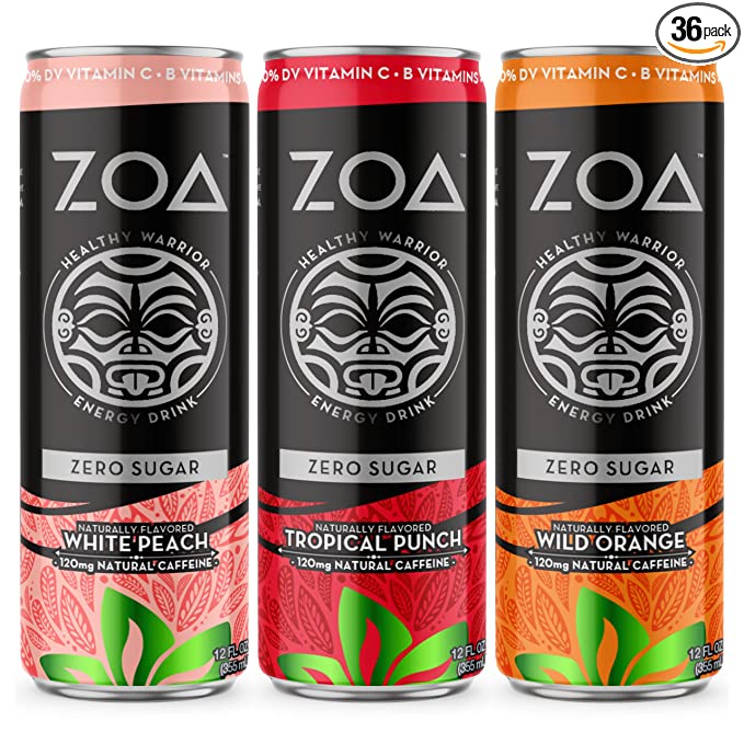 Healthy Sugar-Free Energy Drinks – ZOA Energy